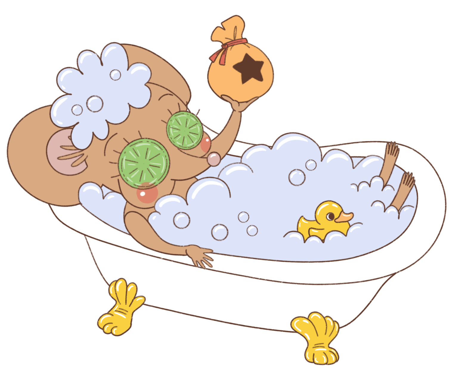 Petite mascotte illustrée — des créations toutes douces