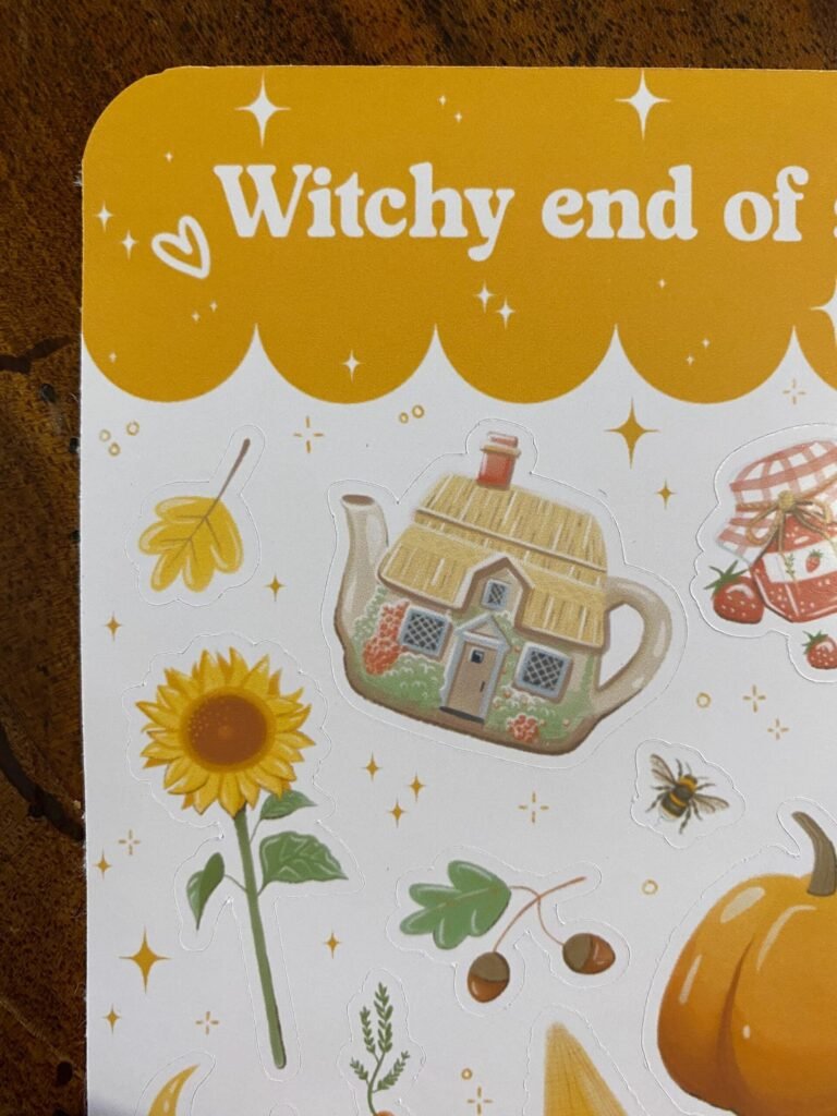 Planche d’autocollants "Witchy End of Summer"