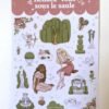 Planche de stickers "Rendez-Vous Sous le Saule"