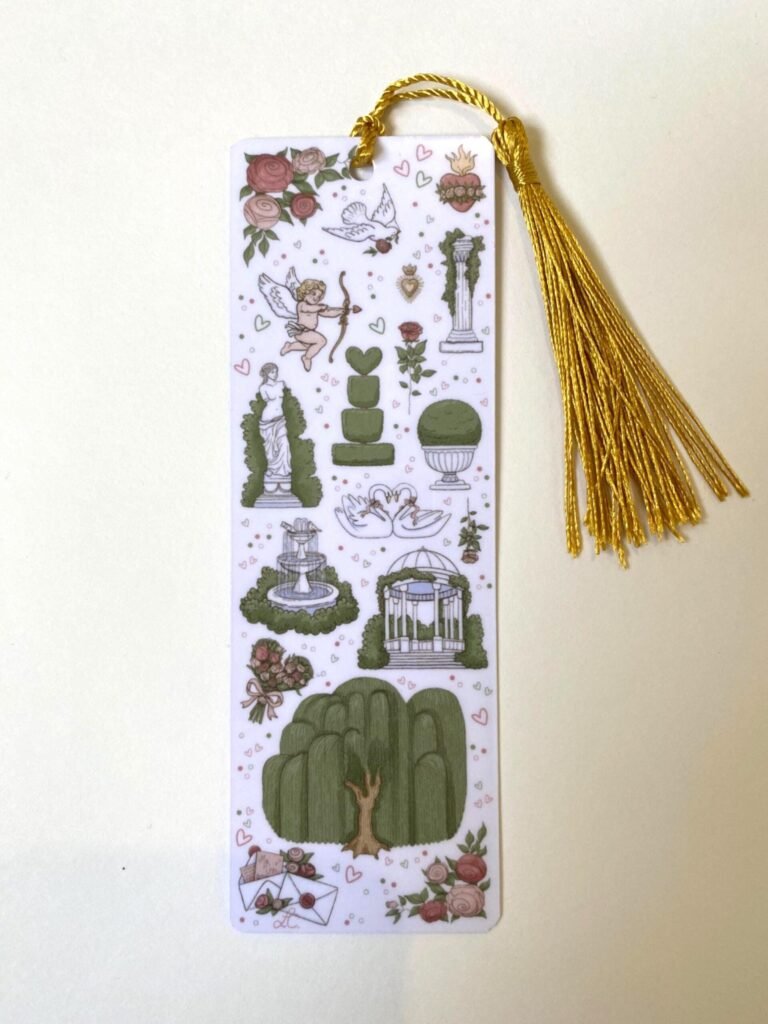 Marque-Page Laminé "Rendez-Vous Sous Le Saule"