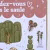 Lot de papeterie "Rendez-Vous Sous Le Saule"