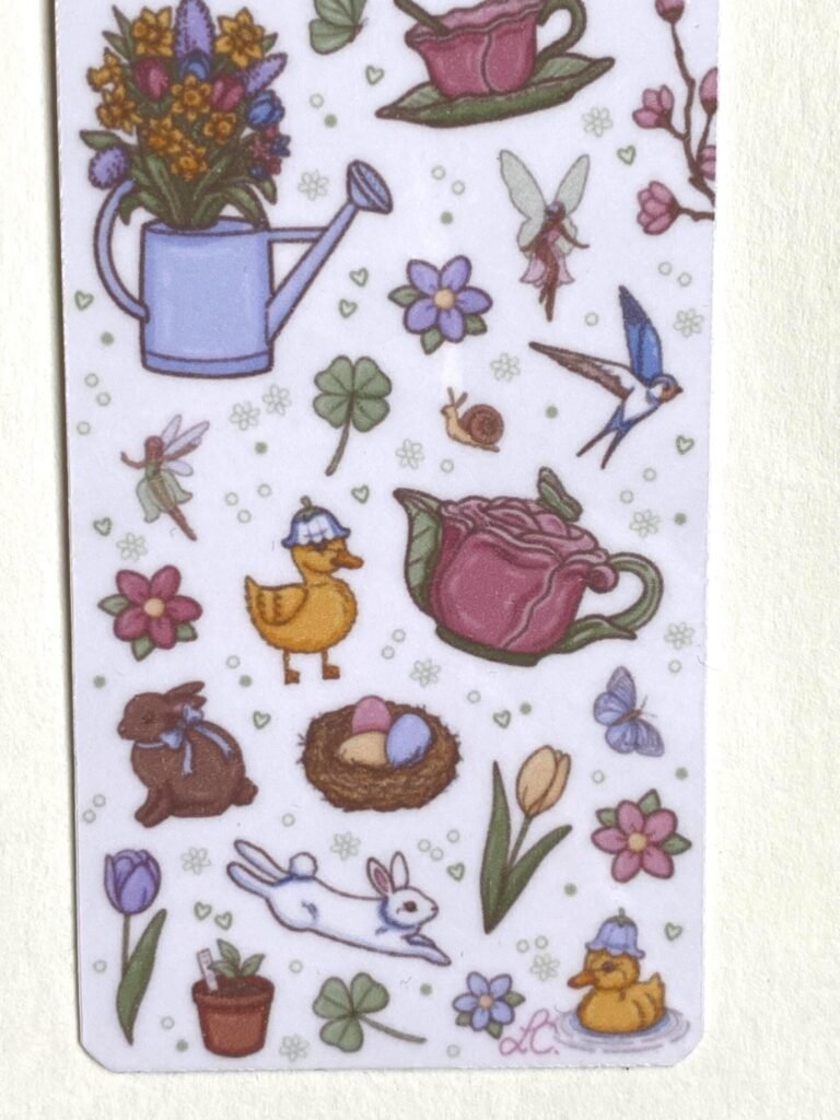 Marque-Page Laminé "L’Éveil Du Jardin"