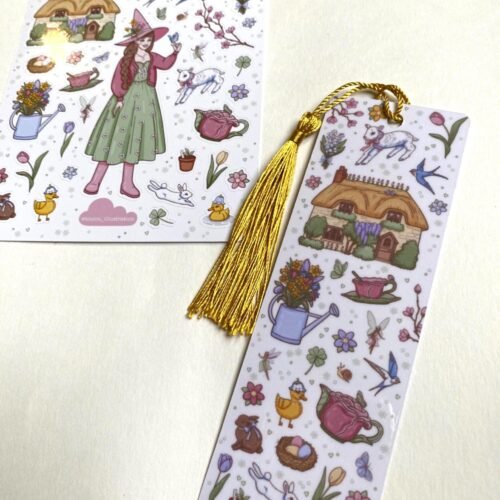 Marque-Page Laminé "L’Éveil Du Jardin"