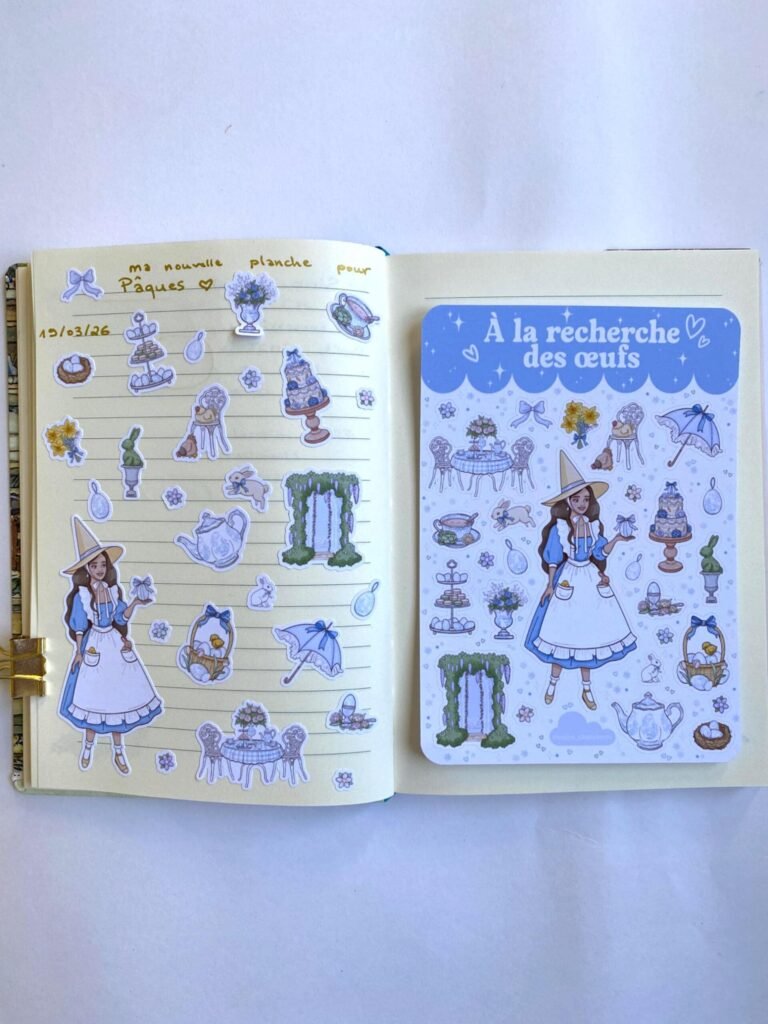 Planche de stickers "À la recherche des œufs"