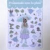 Planche de stickers "Promenade sous la Pluie"