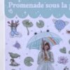Planche de stickers "Promenade sous la Pluie"