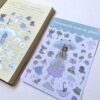 Planche de stickers "Promenade sous la Pluie"