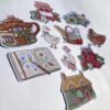 Lot de 10 Stickers "L'Âme Du Cottage"