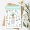 Planche de stickers "Promenade sous la Pluie"