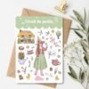 Planche de stickers "L’Éveil Du Jardin"