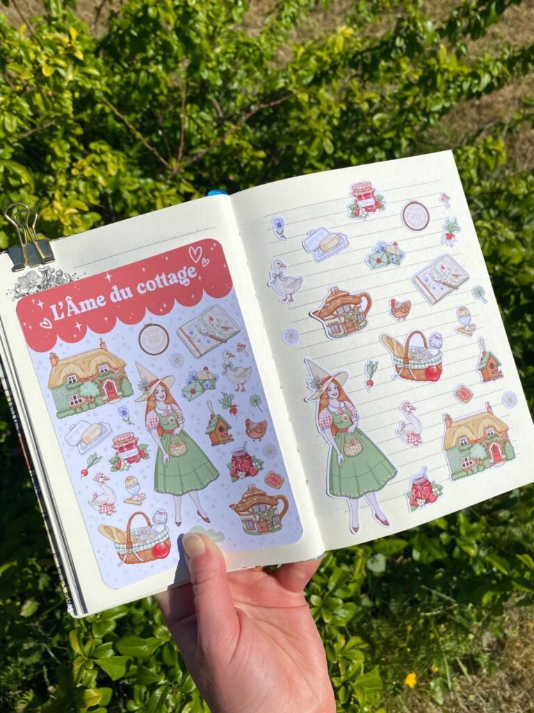 Planche de Stickers "L'Âme du Cottage"