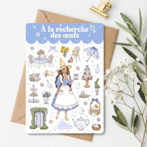 Planche de stickers "À la recherche des œufs"