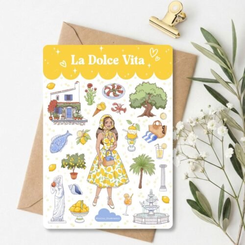 Planche de Stickers "La Dolce Vita"