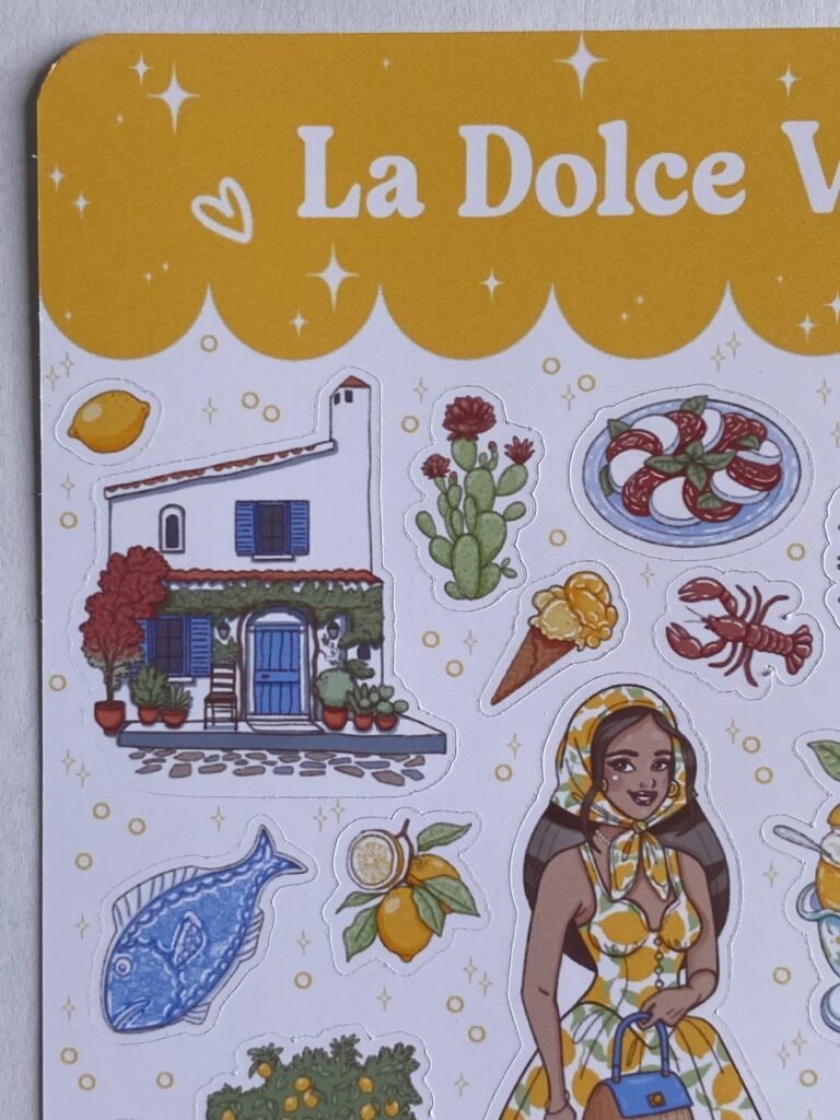 Planche de Stickers "La Dolce Vita"