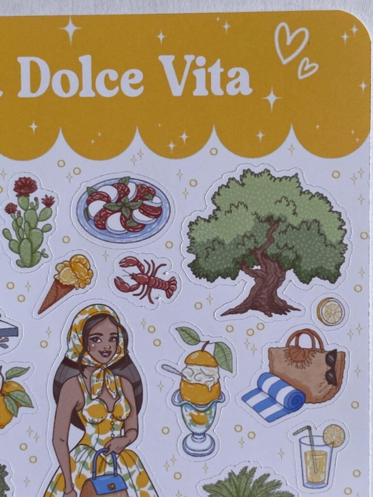 Planche de Stickers "La Dolce Vita"