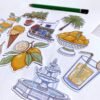 Lot de 10 Stickers "La Dolce Vita"