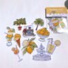 Lot de 10 Stickers "La Dolce Vita"