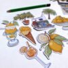 Lot de 10 Stickers "La Dolce Vita"