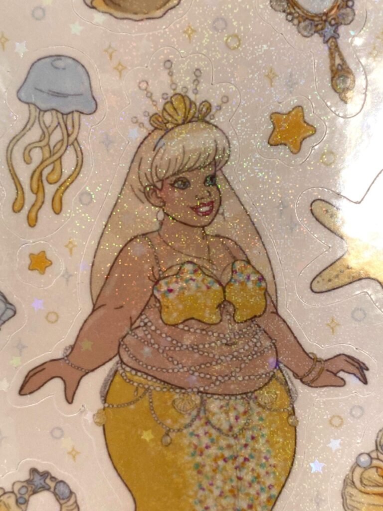 Planche d’autocollants "Le Trésor des Sirènes"