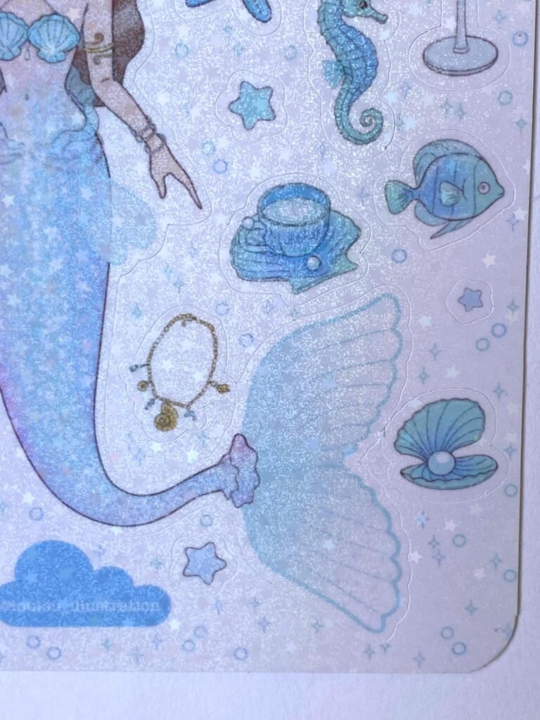 Planche d’autocollants "Le Trésor des Sirènes"