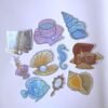 Lot de 10 Stickers "Le Trésor des Sirènes"