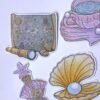 Lot de 10 Stickers "Le Trésor des Sirènes"