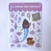 Planche d’autocollants "Le Trésor des Sirènes"