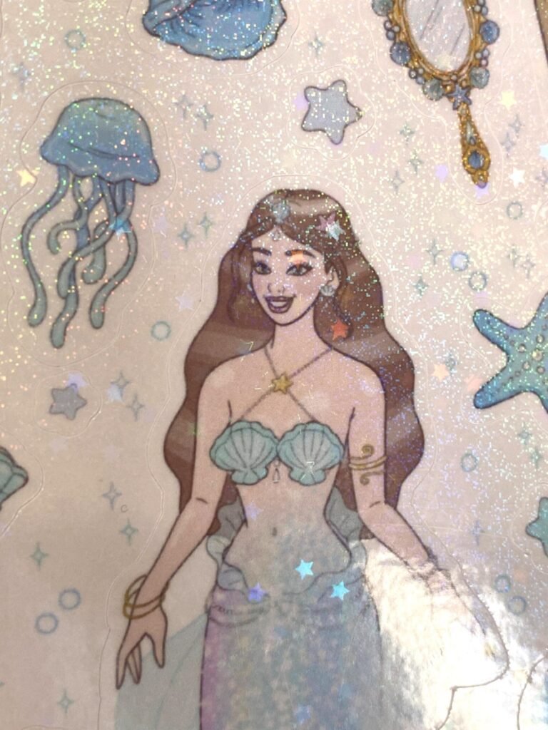 Planche d’autocollants "Le Trésor des Sirènes"