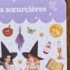 Planche de stickers Les Soeurcières inspirée du film Practical Magic