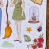 Planche de stickers witchy faite main dans l'atelier de Loulou Illustration