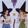 Stickers sorcière Les Soeurcières pour scrapbooking et papeterie créative