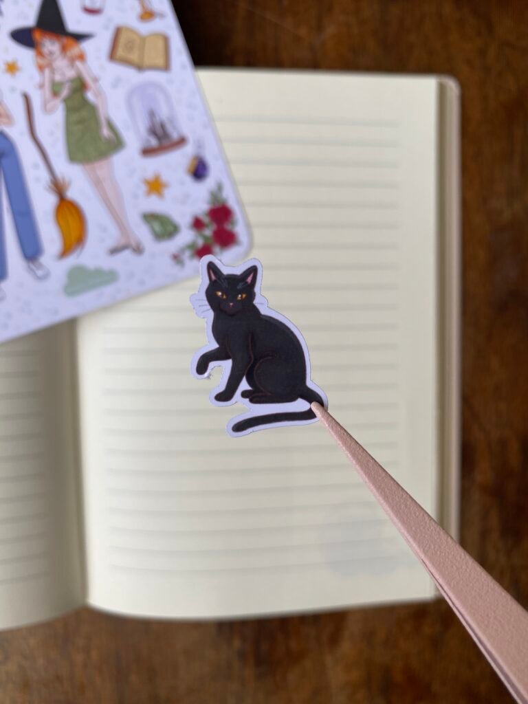 Planche de stickers sorcière « Les Soeurcières », illustration witchy faite main
