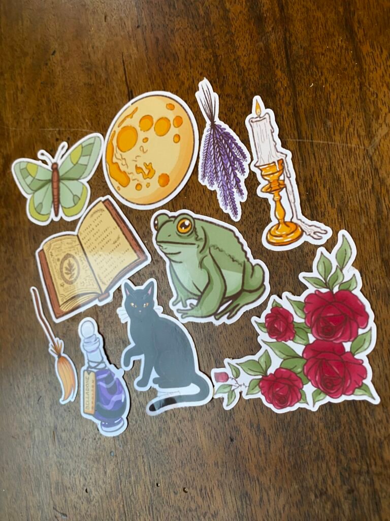 Lot de 10 Stickers "Les sœurcières "