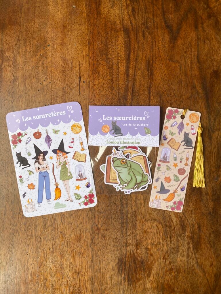 Lot de 10 Stickers "Les sœurcières "