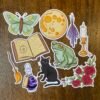 Lot de 10 Stickers "Les sœurcières " — stickers illustrés faits main, Loulou Illustration