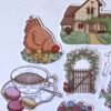Lot de 10 Stickers "Le Hameau de la Reine"