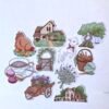 Lot de 10 Stickers "Le Hameau de la Reine"