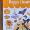 Planche de stickers Halloween cottagecore, Loulou