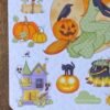 Planche de stickers Halloween cottagecore, Loulou