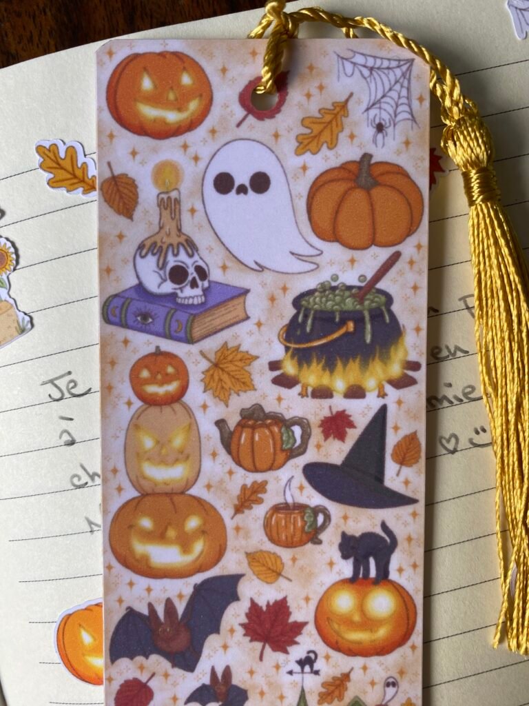 Papeterie Halloween cottagecore faite main, Loulou