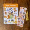 Lot de papeterie Halloween cottagecore : cartes et stickers witchy faits main, Loulou